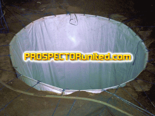 tong pengolahan eemas dari terpal